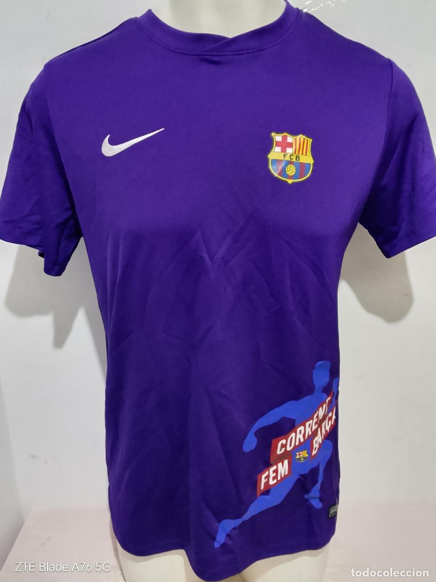 Coleccionismo deportivo: Running FC Barcelona camiseta atletismo shirt run athletics L 56cts