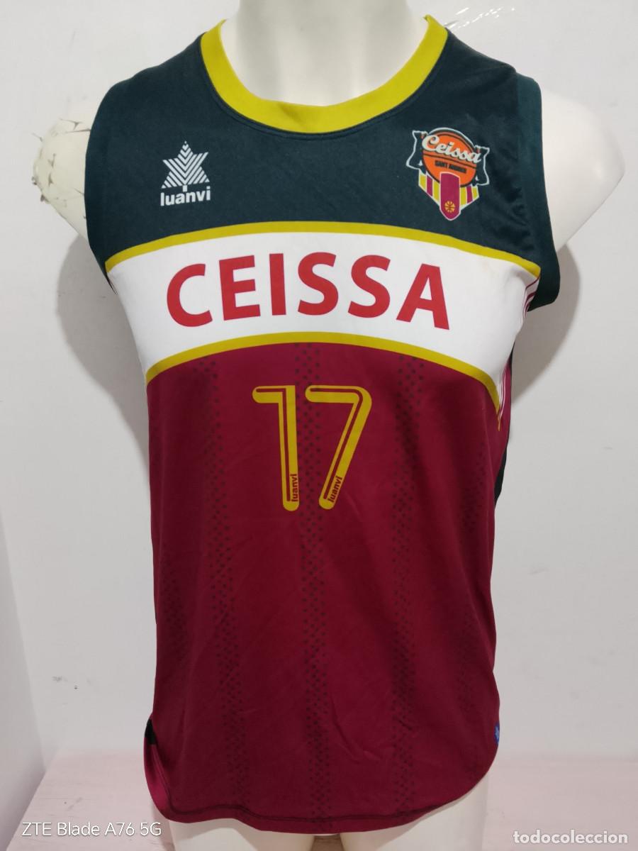 Coleccionismo deportivo: B&agrave;squet CEISSA sant andreu Bacelona camiseta basket basquet shirt M 52cts
