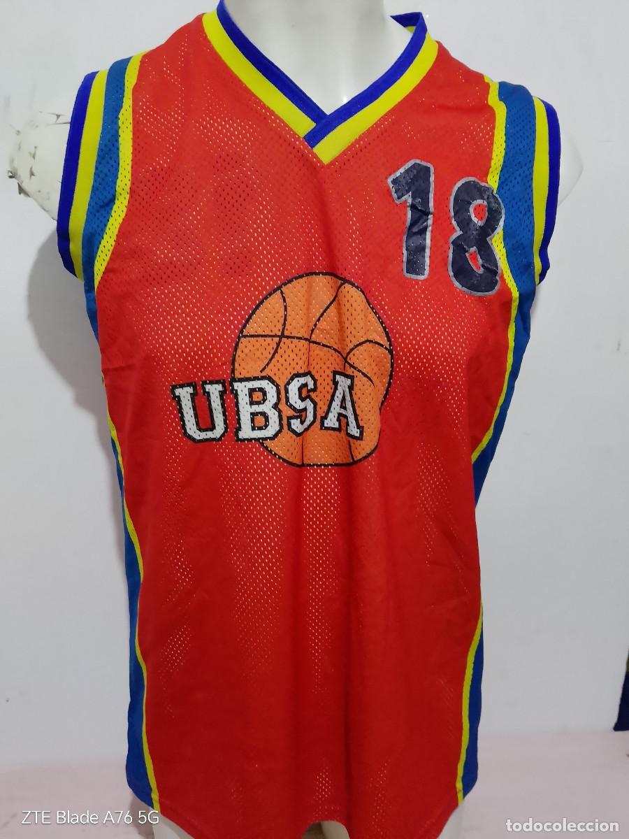 Coleccionismo deportivo: UBSA basquet sant adria de besos catalunya basket camiseta shirt M 55cts