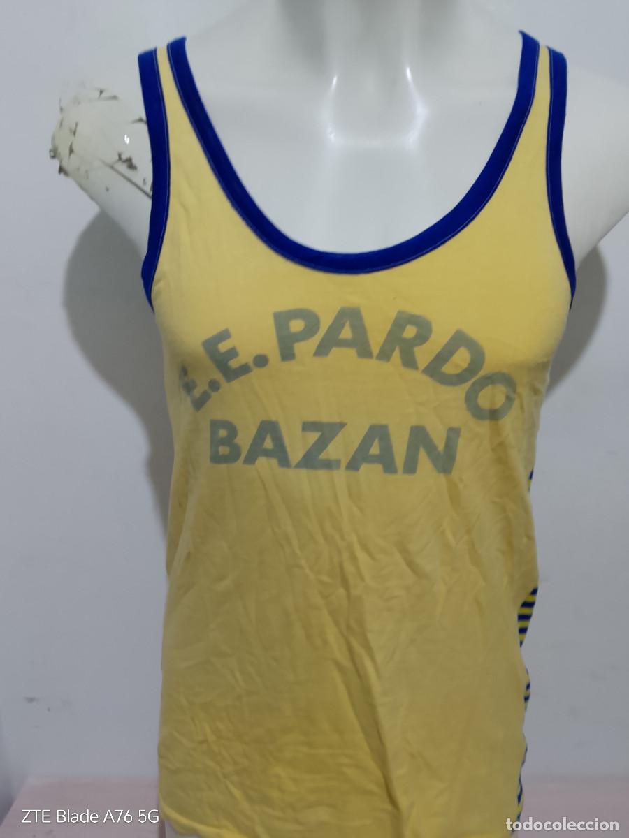 Coleccionismo deportivo: 1970 E.E. PARDO BAZ&Aacute;N vintage camiseta basquet basket 47x72cts casaballa