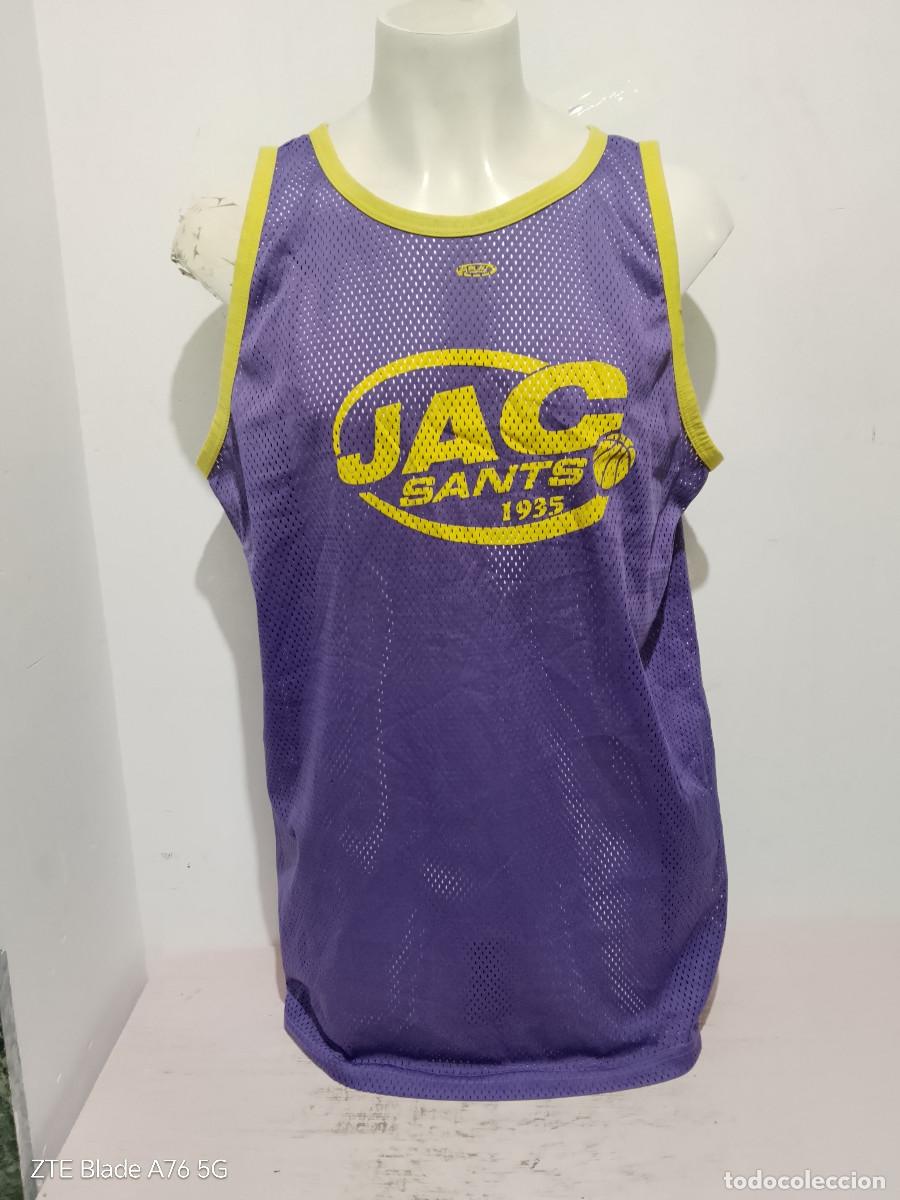 Coleccionismo deportivo: JAC Sants barcelona camiseta basket basquet shirt catalunya xl 65cts