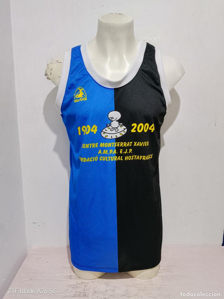 Coleccionismo deportivo: Centre Montserrat-Xavier Escola Joan Pelegr&iacute; Fundaci&oacute; Cultural Hostafrancs basquet camiseta M