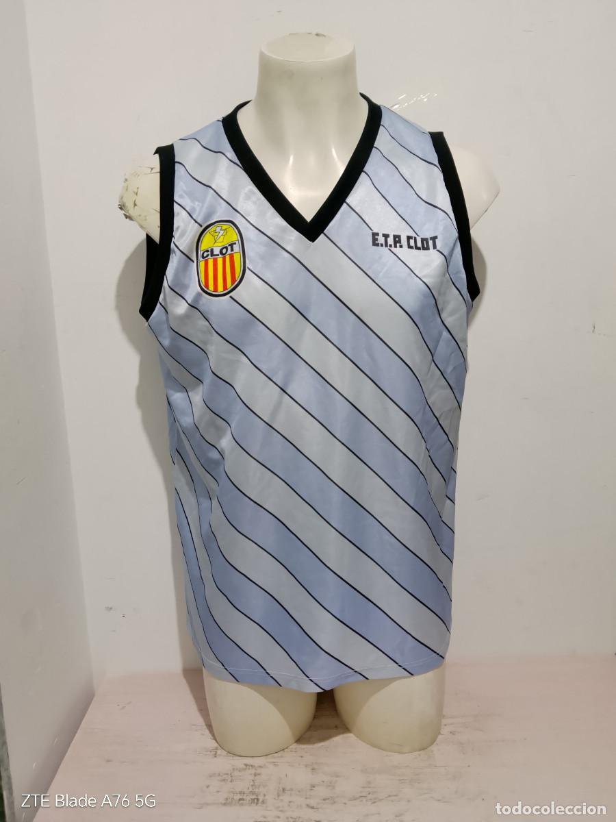 Coleccionismo deportivo: 1980 CP Clot basquet colegio barcelona camiseta L 60cts