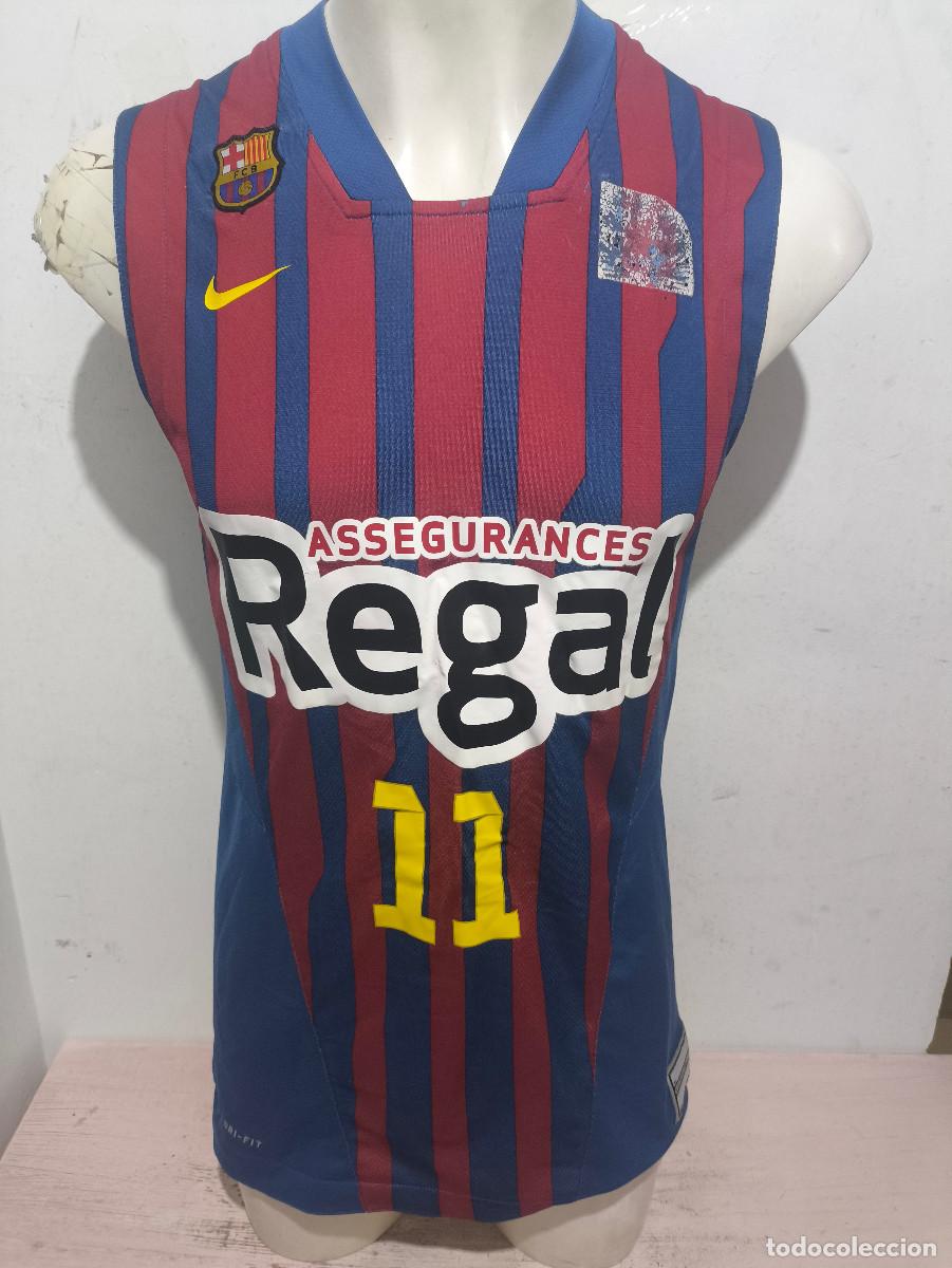 Coleccionismo deportivo: La Bomba Navarro basketball camiseta fc barcelona regal basket basquet 47x80cts M