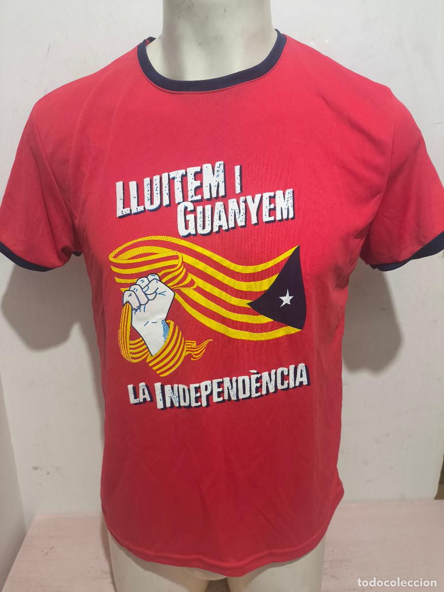 Coleccionismo deportivo: Independencia catalunya camiseta politic shirt senyera m 55cts