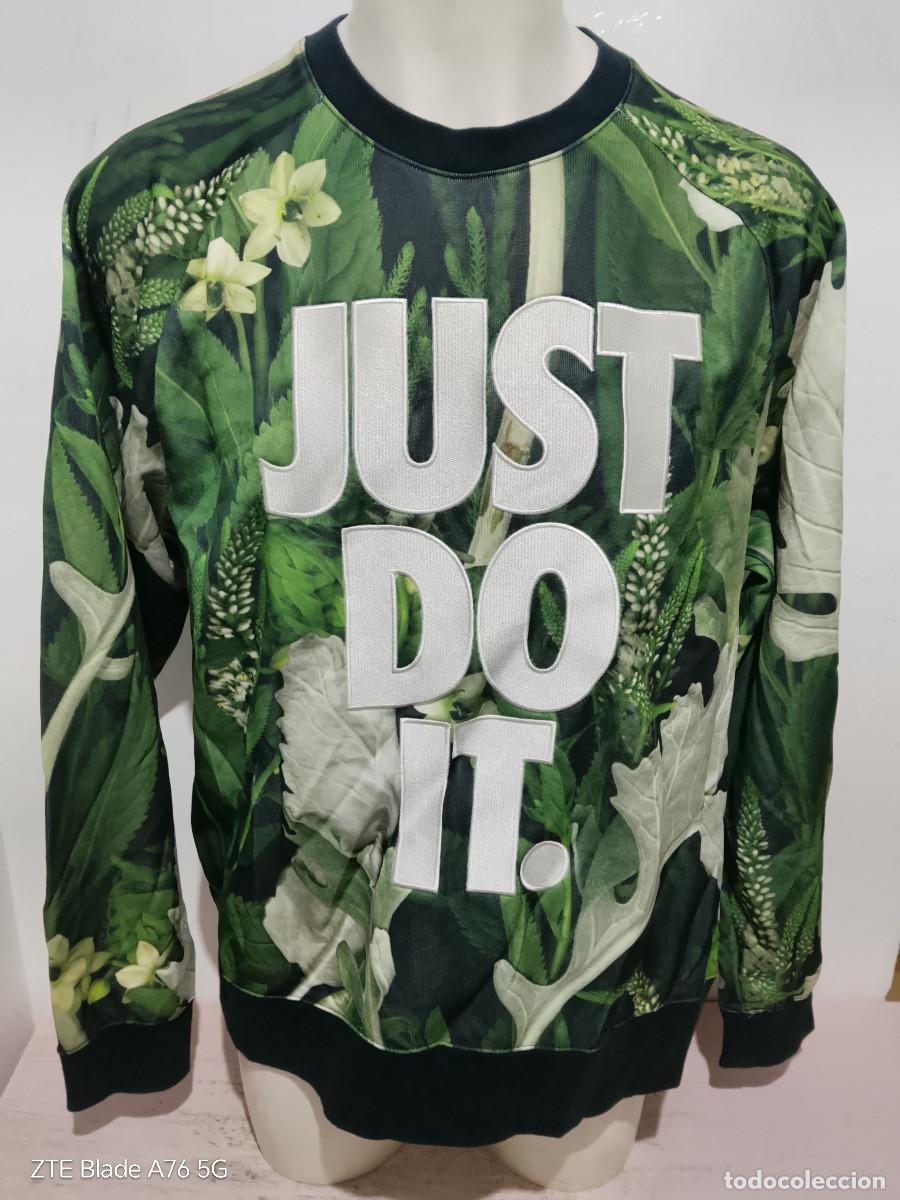 Coleccionismo deportivo: Nike Sportswear JDI Floral Crew Aura jersey L 60cts