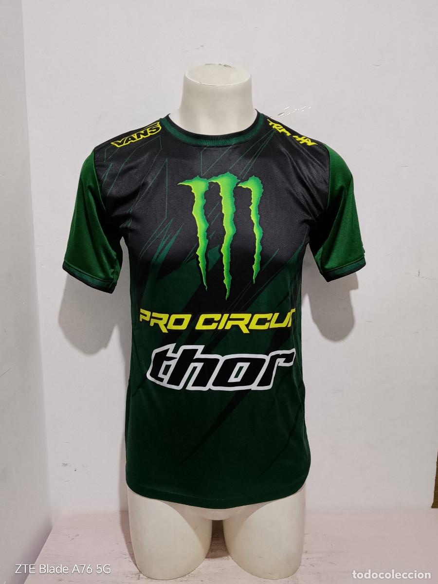 Coleccionismo deportivo: Monster Energy motocross camiseta shirt motor racing m 50cts