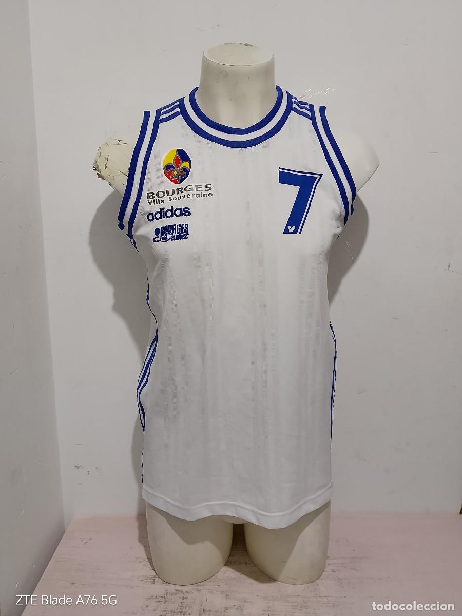 Coleccionismo deportivo: Ville Souveraine Tango Bourges Basket France maillot shirt camiseta basquet m 56x75cts