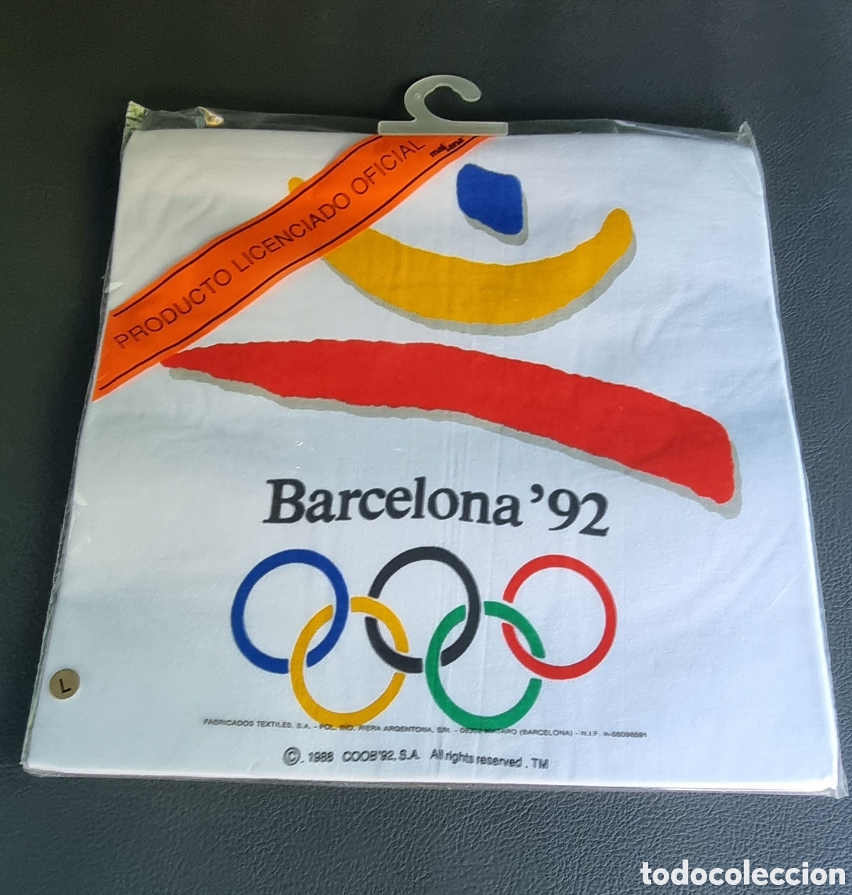 Coleccionismo deportivo: Camiseta oficial masana bcn 92 olimpiadas talla L