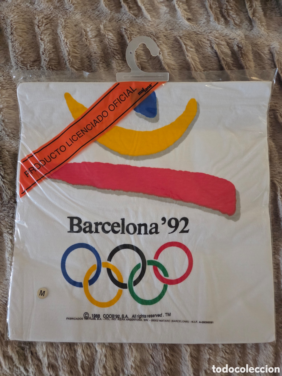 Coleccionismo deportivo: Camiseta talla M original barcelona 92 massana por abrir