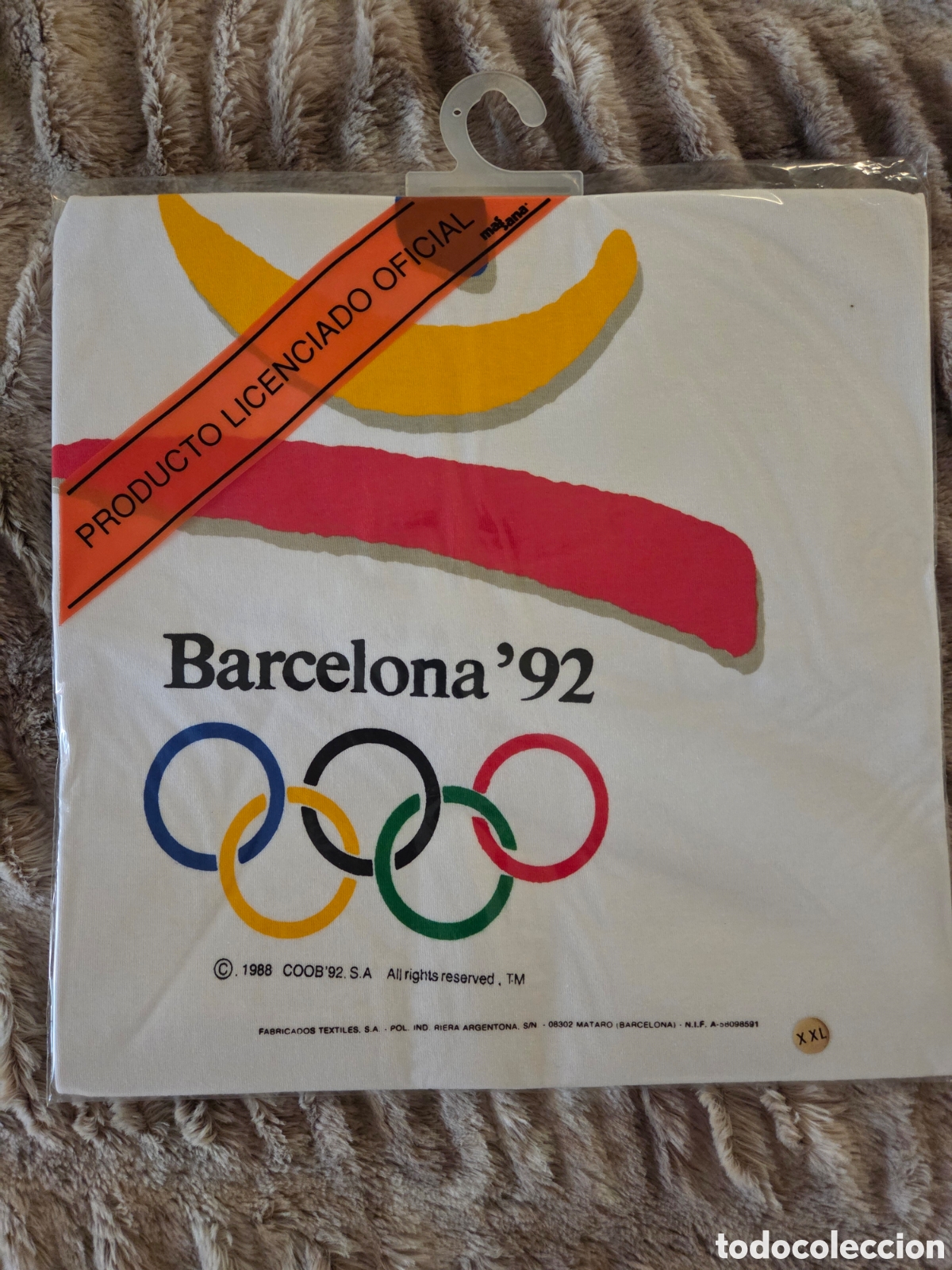 Coleccionismo deportivo: Camiseta talla xxl bcn 92 juegos olimpicos a estrenar