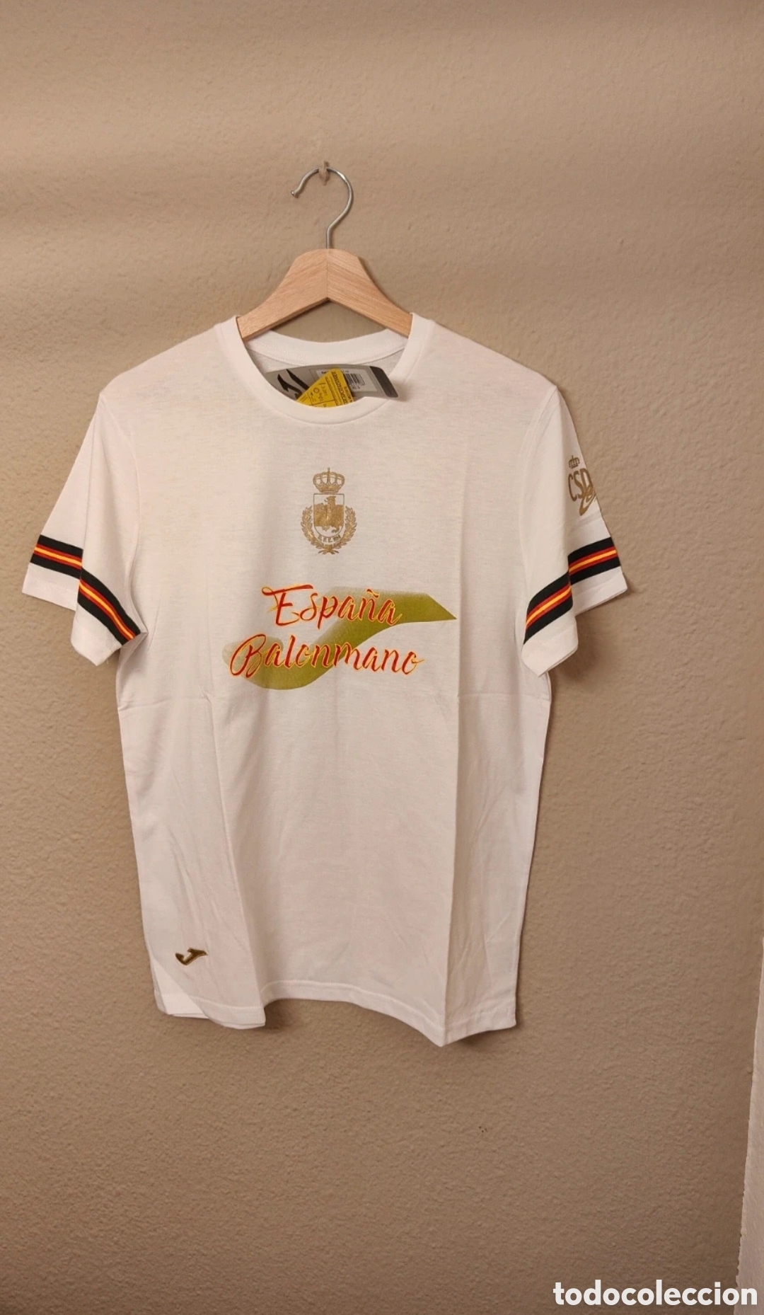 Coleccionismo deportivo: Camiseta Espa&ntilde;a balonmano
