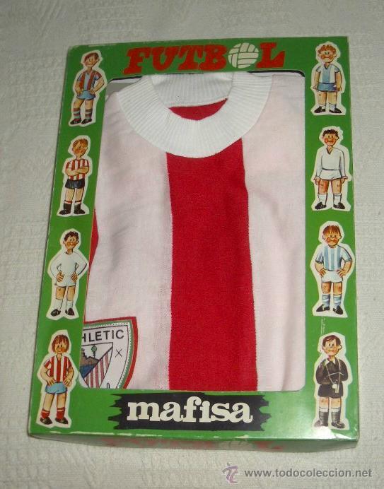 Colecionismo desportivo: UNIFORME DEL AT.BILBAO,A&Ntilde;OS 60,CAJA ORIGINAL,A ESTRENAR