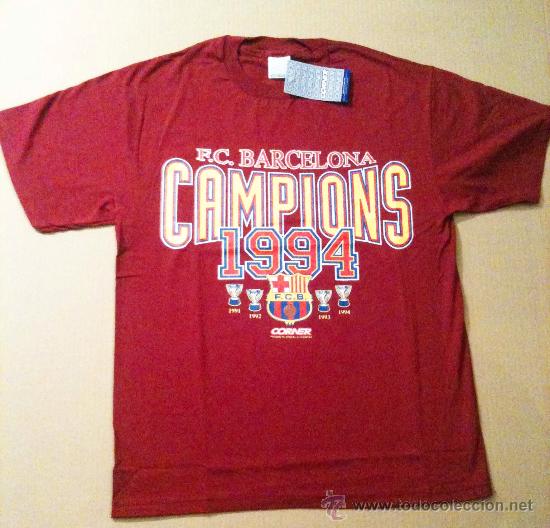 Coleccionismo deportivo: Camiseta F&uacute;tbol Club Barcelona 1994, Tetracampions de LLIGA 1991, 1992, 1993 y 1994