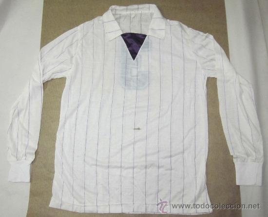 Colecionismo desportivo: CAMISETA 2&ordf; EQUIPACI&Oacute;N DEL REAL VALLADOLID,A&Ntilde;OS 70,FUTBOL,A ESTRENAR