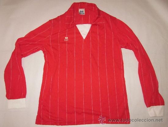 Colecionismo desportivo: CAMISETA MANCHESTER UNITED,LIVERPOOL,HAMBURG SV,REAL MURCIA,....,FUTBOL, MBAU,A&Ntilde;OS 70,A ESTRENAR