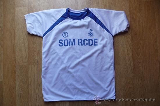 Coleccionismo deportivo: (F-101)CAMISETA DEL R.C.D.ESPAYOL SOM RCDE REVERSIBLE