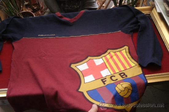 Sports collectibles: ANTIGUA CAMISETA OFICIAL DEL FUTBOL CLUB BARCELONA - BARCA - TALLA MEDIANA - GRANDE