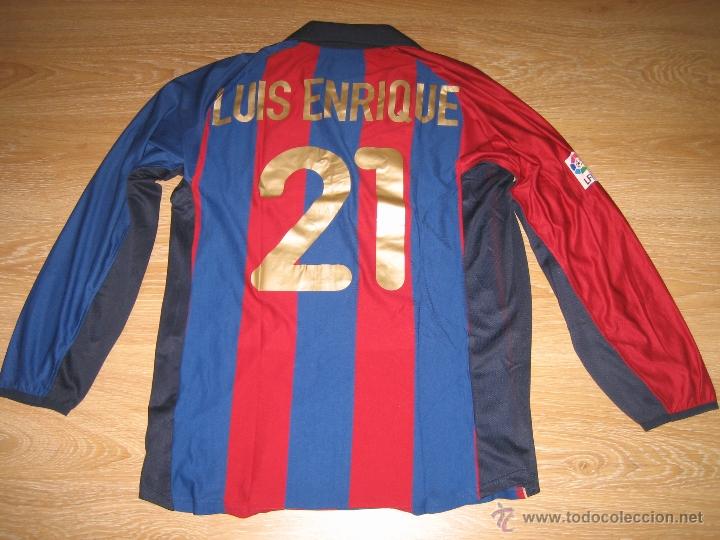 Antigua camiseta fc barcelona match worn luis e - Vendido en Venta Directa - 46275555