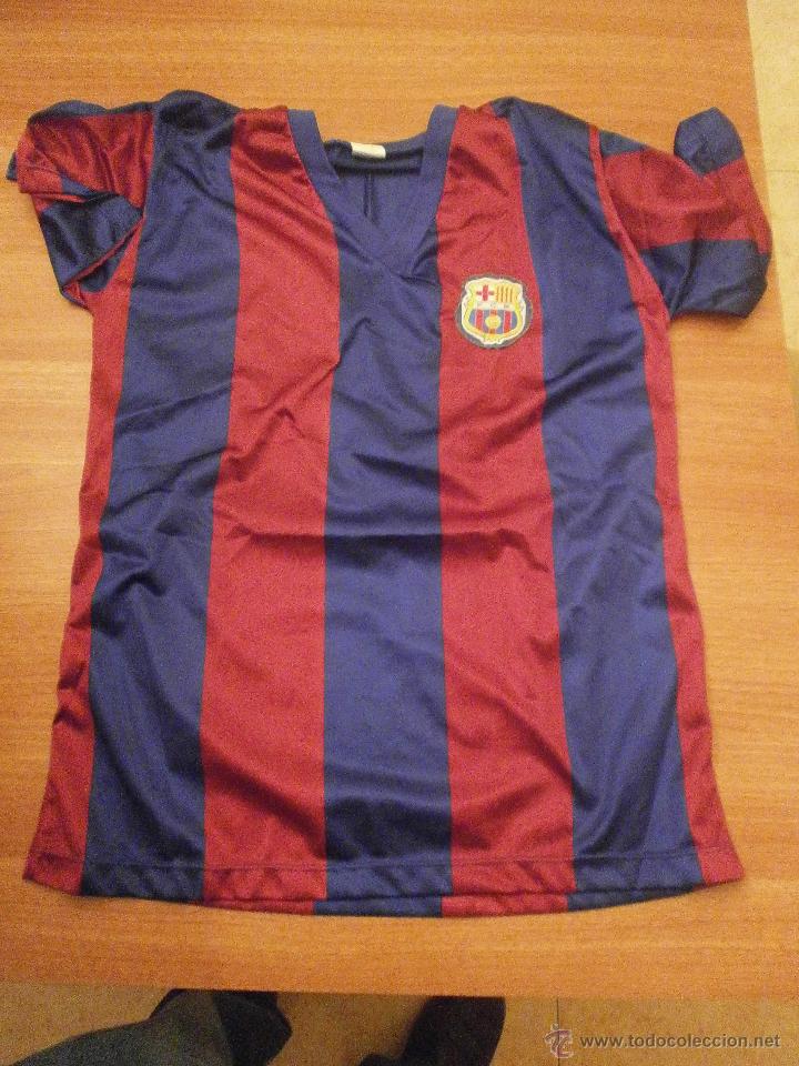 Collezionismo sportivo: CAMISETA  DE  FUTBOL  FCB -TALLA 2--