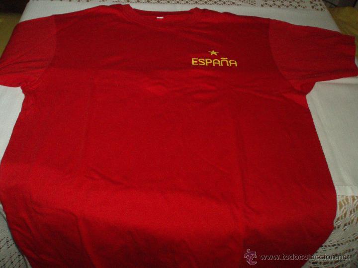 Coleccionismo deportivo: camiseta de la seleccion espa&ntilde;ola de futbol con el n&ordm; 12 nueva talla XL