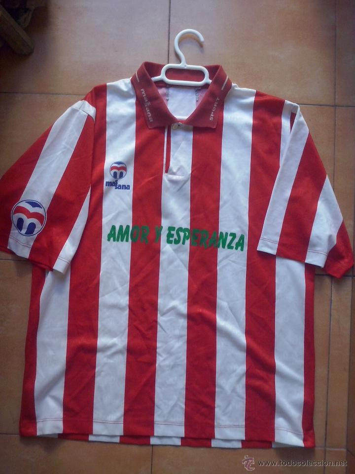Collezionismo sportivo: camiseta de futbol massana n&ordm; 5 - amor y esperanza