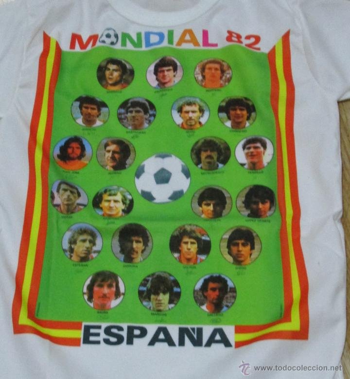 equipacion niño futbol españa 82 naranja y negr - Acquista Maglie da calcio  antiche su todocoleccion