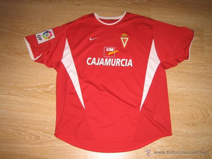 camiseta real murcia match worn 2003-2004 lluís - venta en todocoleccion