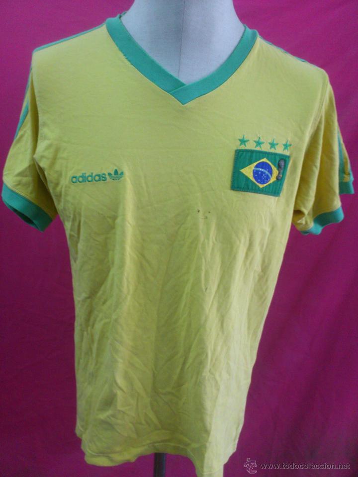 camiseta futbol original brasil. - Comprar Camisetas de en todocoleccion - 28487954