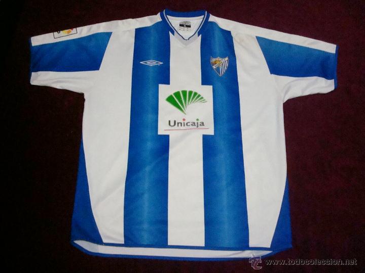 Colecionismo desportivo: malaga cesar navas camiseta match worn umbro talla xl