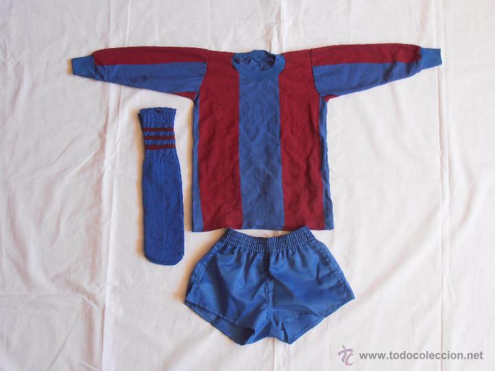 equipación futbol club barcelona niño años 80 c - Compra venta en  todocoleccion