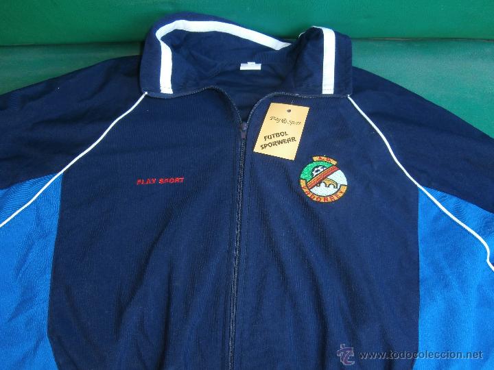 Sports collectibles: chaqueta chandal a.d vadorrey- zaragoza ,xl nueva, sin usar