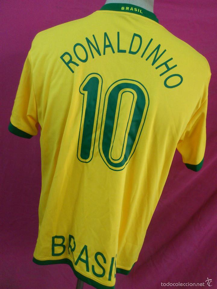 camiseta brasil ronaldinho