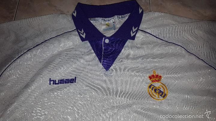 Collezionismo sportivo: CAMISETA VINTAGE REAL MADRID HUMMEL TALLA L