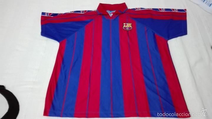 Coleccionismo deportivo: Camiseta FC Barcelona 1997 1998, dorsal de Rivaldo