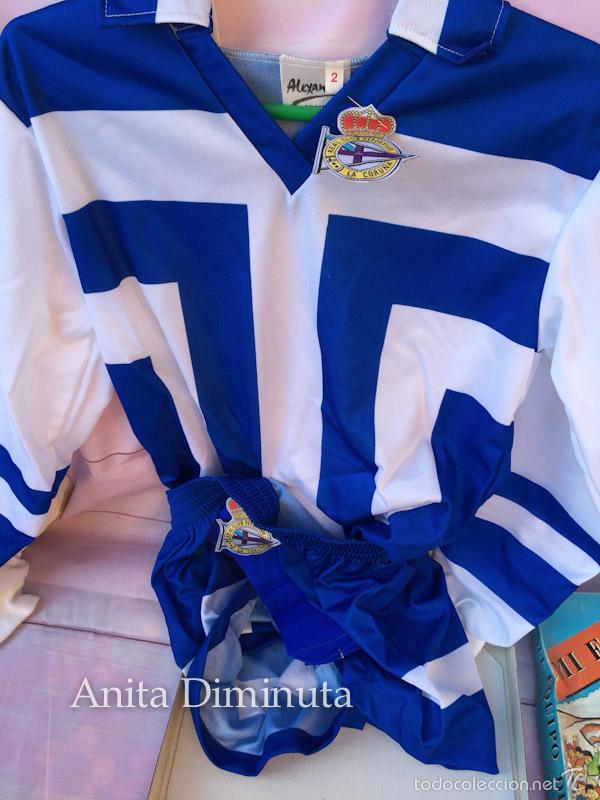 Colecionismo desportivo: ANTIGUA EQUIPACION PARA NI&Ntilde;O O DISFRAZ DE JUGADOR DEL REAL CLUB DEPORTIVO DE LA CORU&Ntilde;A - - TA