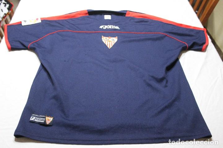 Collezionismo sportivo: CAMISETA FUTBOL OFICIAL SEVILLA F.C. TEMPORADA 2002-03 MARCA JOMA TALLA XL VINAGE ANTIGUA SHIRT