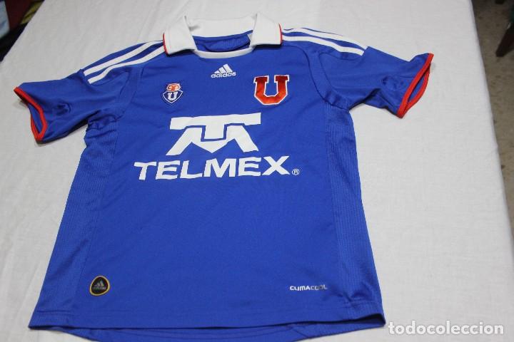 Collezionismo sportivo: CAMISETA FUTBOL EQUIPO CHILENO UNIVERSIDAD DE CHILE ADIDAS TALLA NI&Ntilde;O 12 A&Ntilde;OS (41X57)