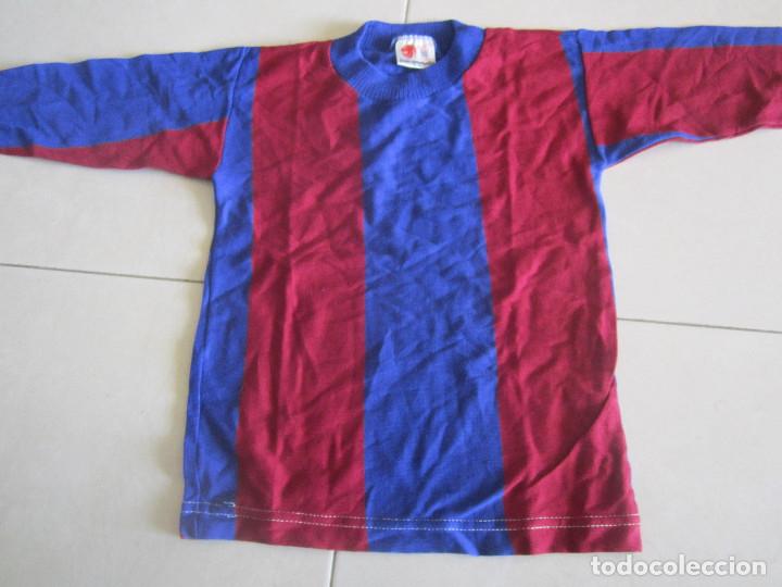 equipación futbol club barcelona niño años 80 c - Compra venta en  todocoleccion