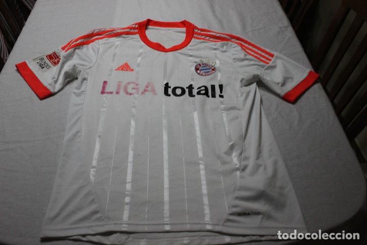Collezionismo sportivo: CAMISETA OFICIAL DEL BAYER DE MUNCHEN ADIDAS TALLA M DEL N&ordm; 21 LAHM VINTAGE LIGA TOTAL SHIRT