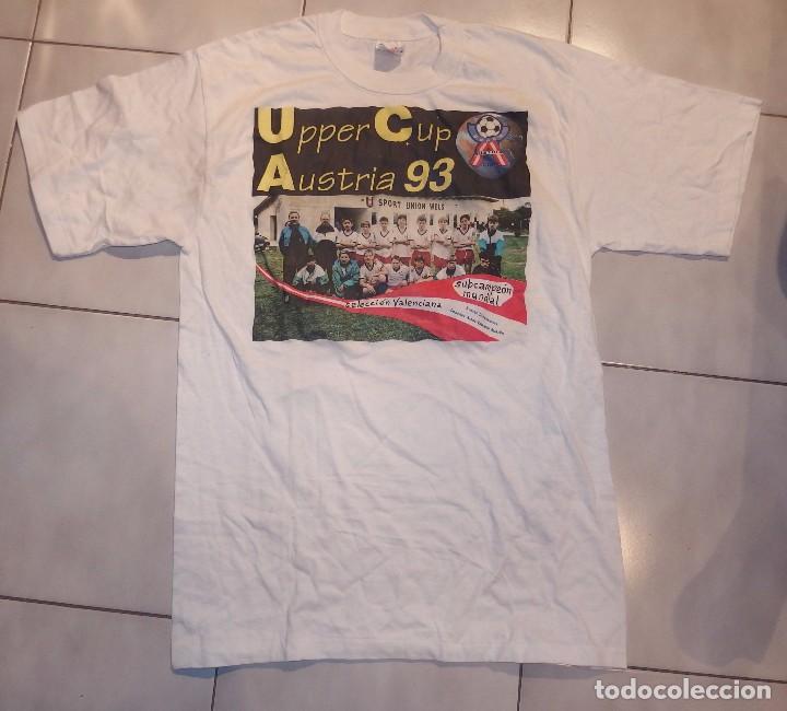 Collezionismo sportivo: CAMISETA CONMEMORATIVA UPPER CUP ,AUSTRIA 93,SELECCCI&Oacute;N VALENCIANA,SUBCAMPE&Oacute;N MUNDIAL,A ESTRENAR