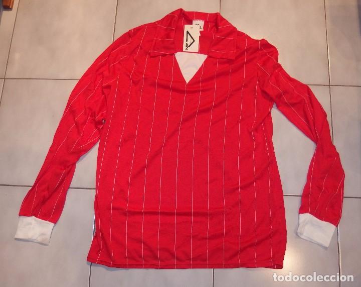 Colecionismo desportivo: CAMISETA REAL MURCIA,FUTBOL,CARVI,A&Ntilde;OS 70 U 80,ETIQUETA,A ESTRENAR