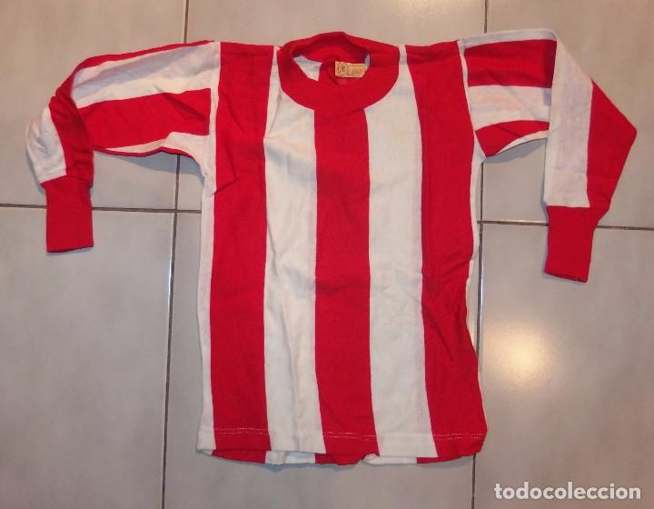 Sports collectibles: CAMISETA AT.BILBAO,AT.MADRID,GIJON,ALMER&Iacute;A,ETC,..,TALLA 00,A&Ntilde;OS 60,A ESTRENAR