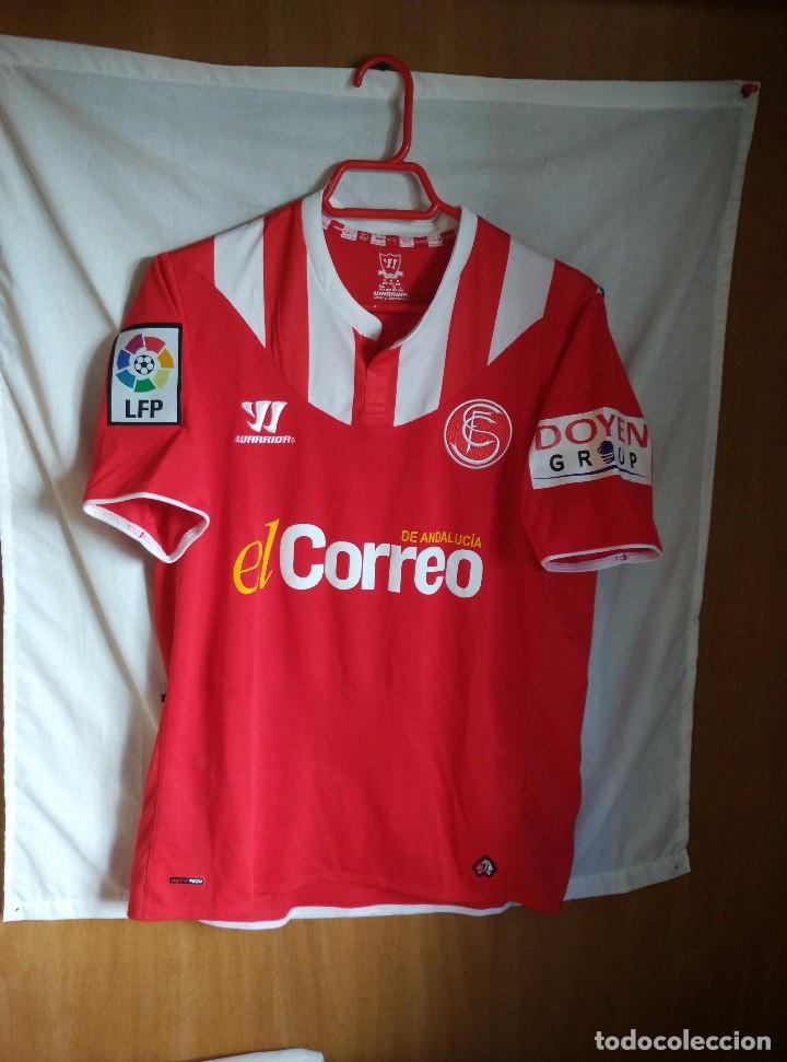Sports collectibles: Original | Futbol | Talla M | Camiseta del Sevilla #14 Bryan RABELLO MATCH WORN