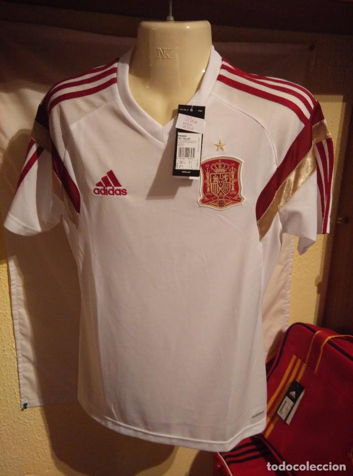 Sports collectibles: Nueva a estrenar y Original | Futbol | Talla S | Camiseta de la seleccion de Espa&ntilde;a ADIZERO