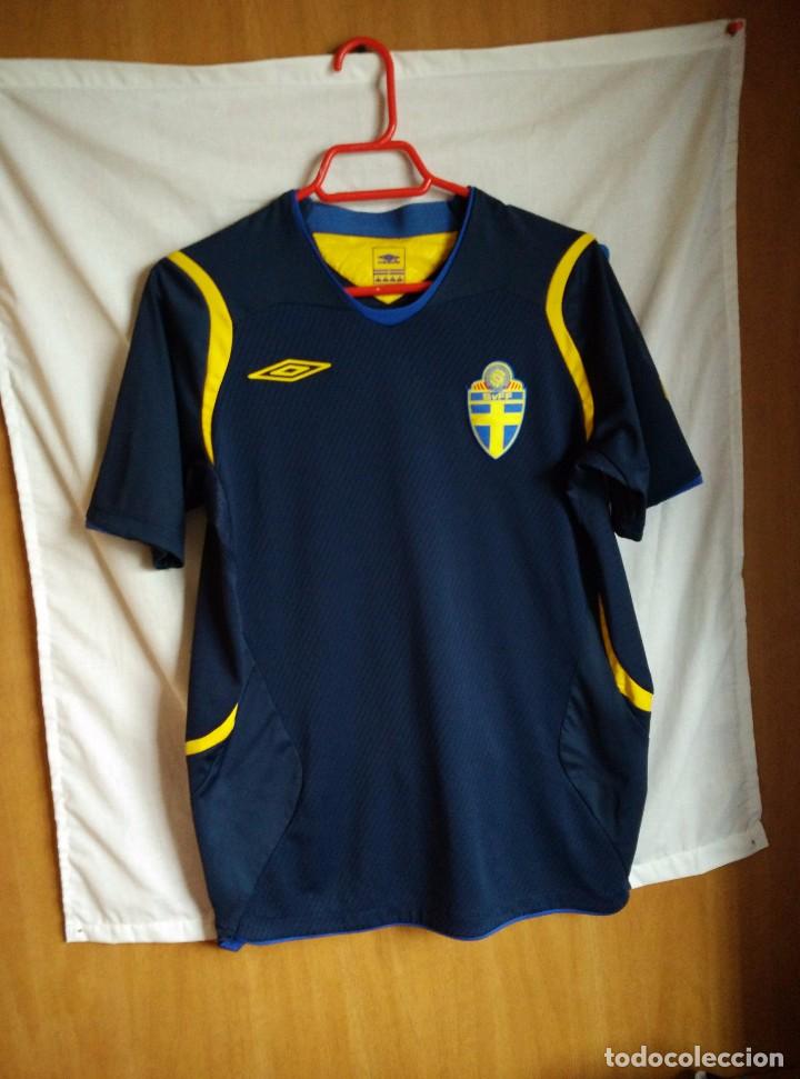 Coleccionismo deportivo: Original | Futbol | Talla S | Camiseta de la seleccion de Suecia
