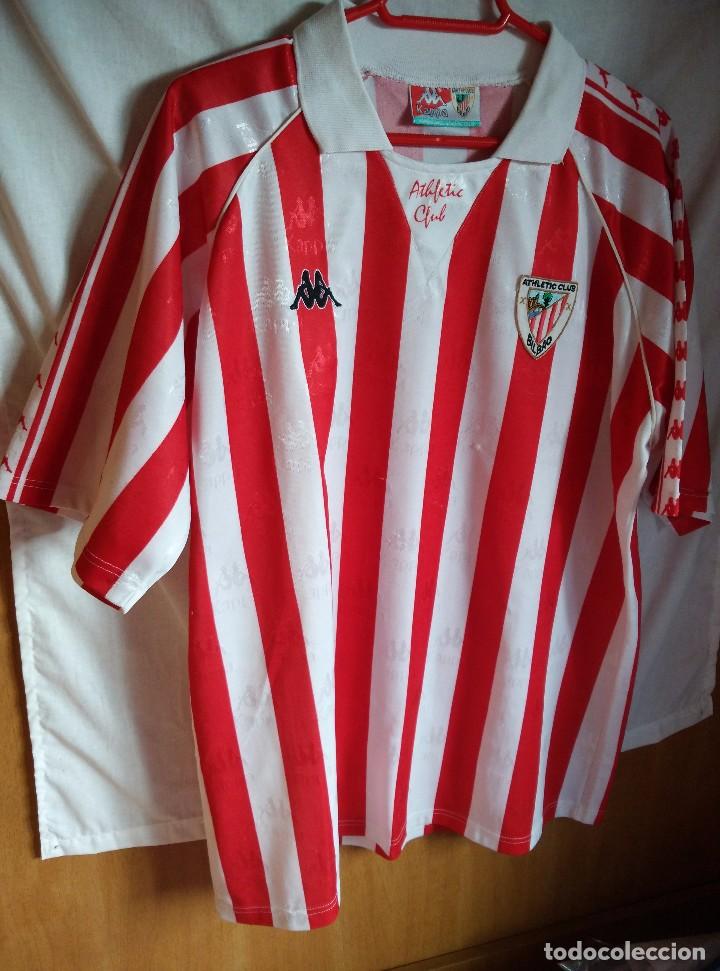 Coleccionismo deportivo: Original | Futbol | Talla XL | Camiseta del Athletic Club de Bilbao a&ntilde;os 90