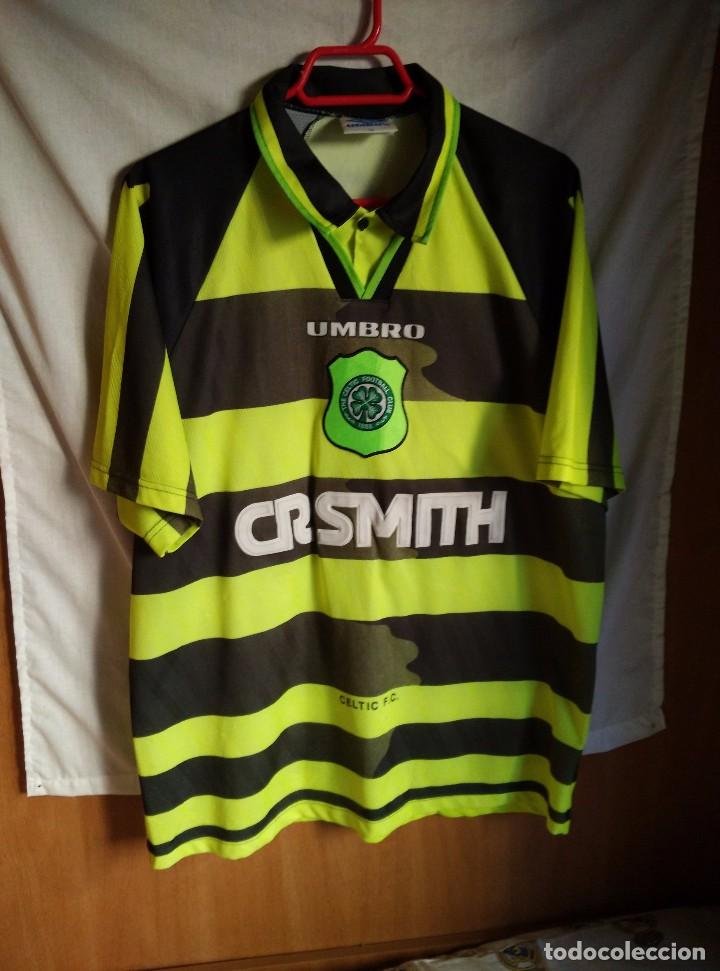 Coleccionismo deportivo: Original | Futbol | Talla XL | Camiseta del Celtic de Glasgow a&ntilde;os 90