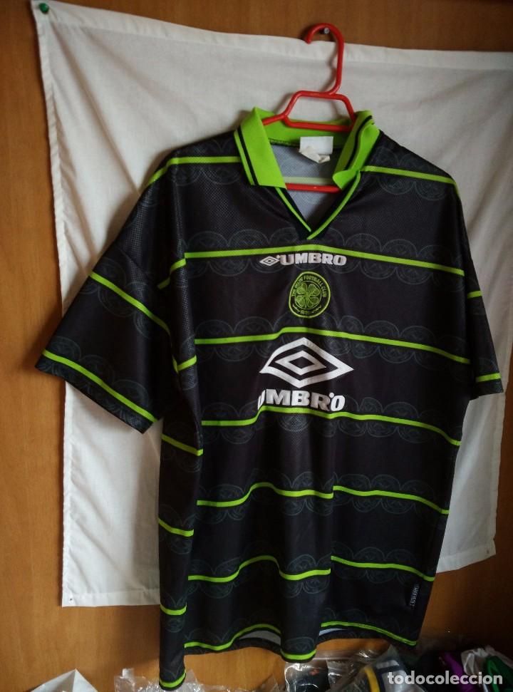 Coleccionismo deportivo: Original | Futbol | Talla XL | Camiseta del Celtic de Glasgow a&ntilde;os 90