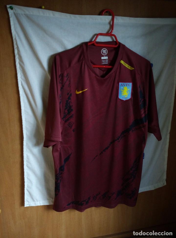 Sports collectibles: Original | Futbol | Talla L | Camiseta del Aston Villa PLAYER ISSUE